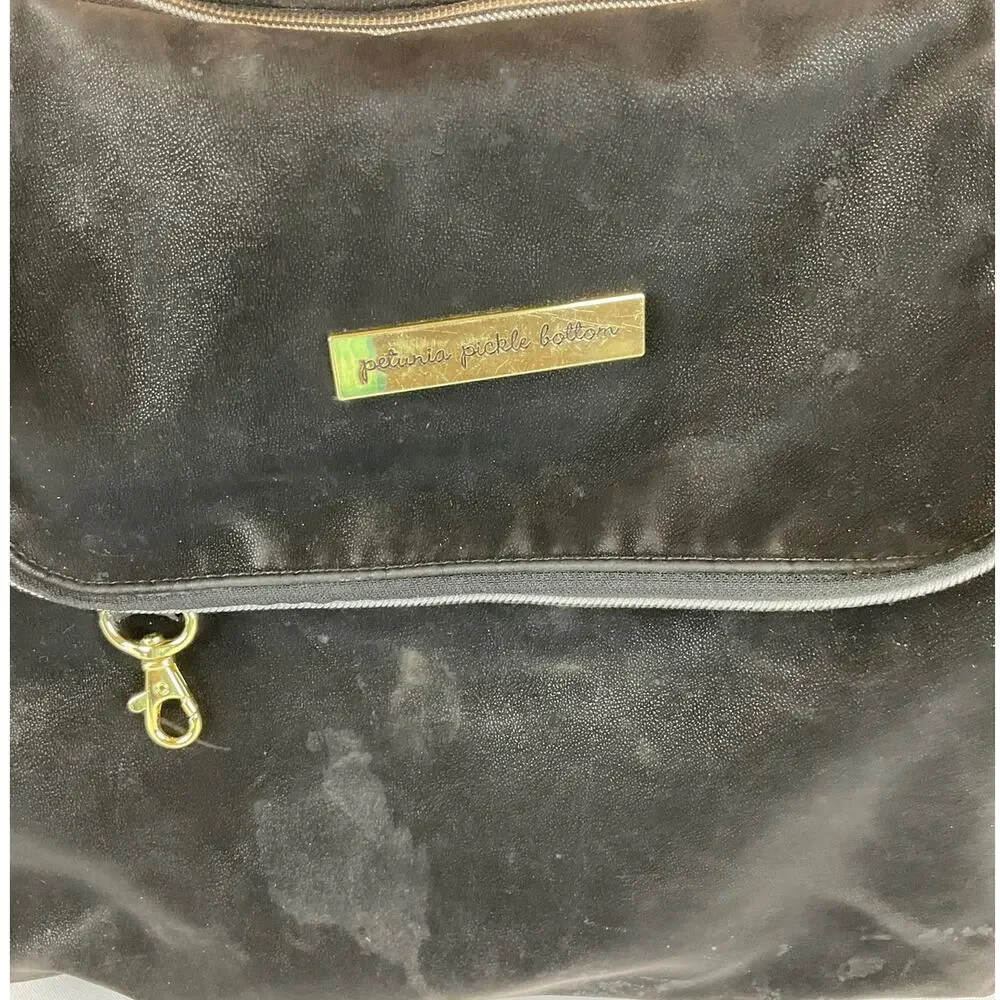 Petunia Pickle Bottom Diaper Bag/Backpack, Black